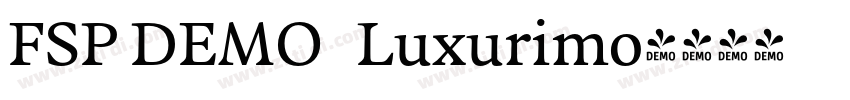 FSP DEMO   Luxurimo字体转换